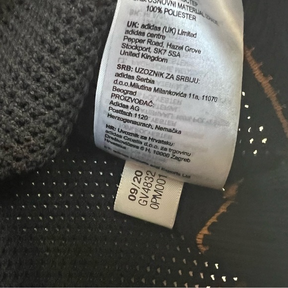 BEYONCE & ADIDAS Collab IVY PARK Knit Crop Top Stretch Black Lime Green NWT Sz M - Picture 12 of 15